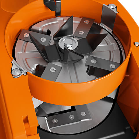 Biotrituratore elettrico Stihl GHE 420 per uso professionale da 3,0kW con diametro di taglio da 55mm.