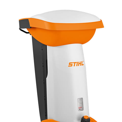 Biotrituratore elettrico Stihl GHE 420 per uso professionale da 3,0kW con diametro di taglio da 55mm.