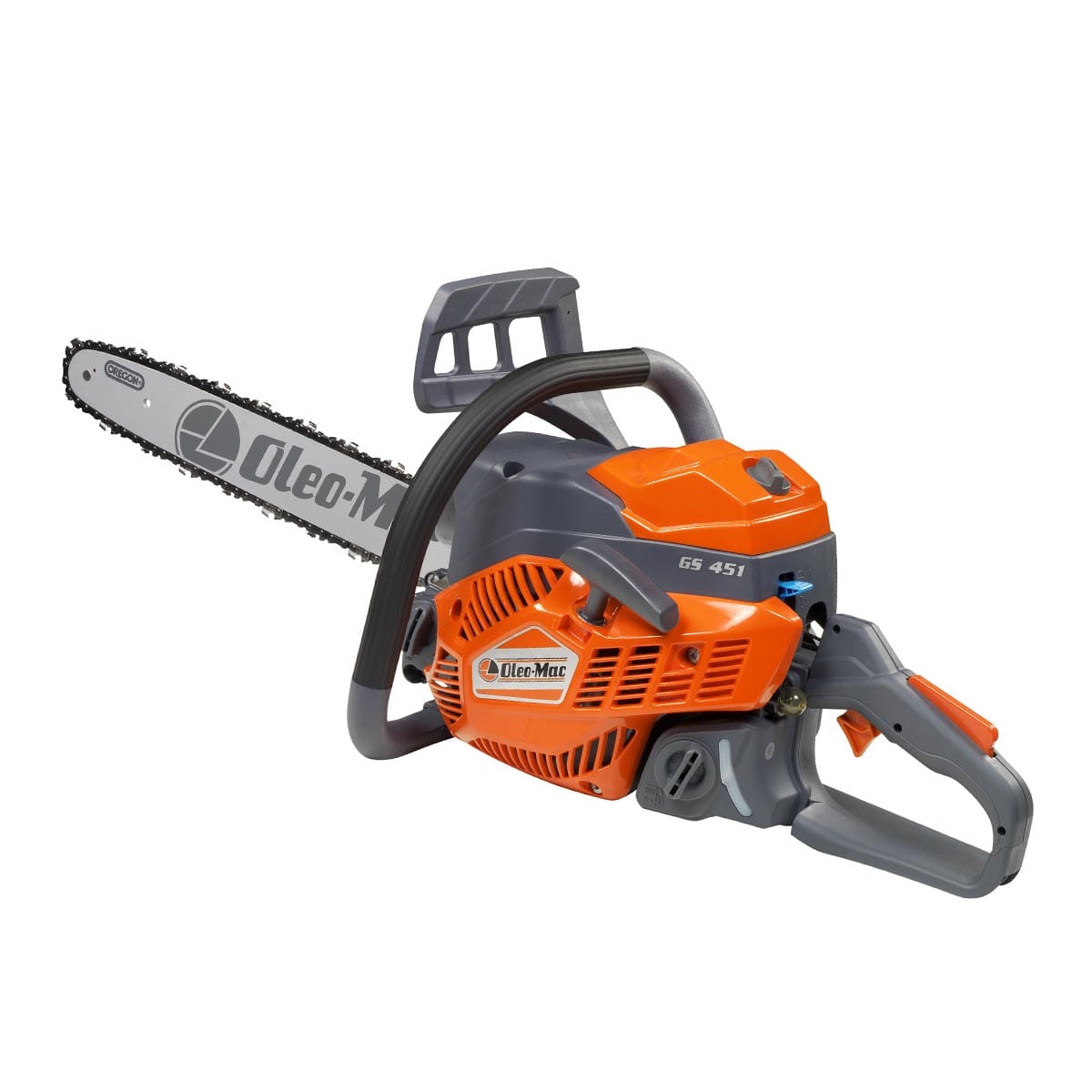 Motosega a scoppio OleoMac GS 451 per uso semiprofessionale con motore da 2,9HP