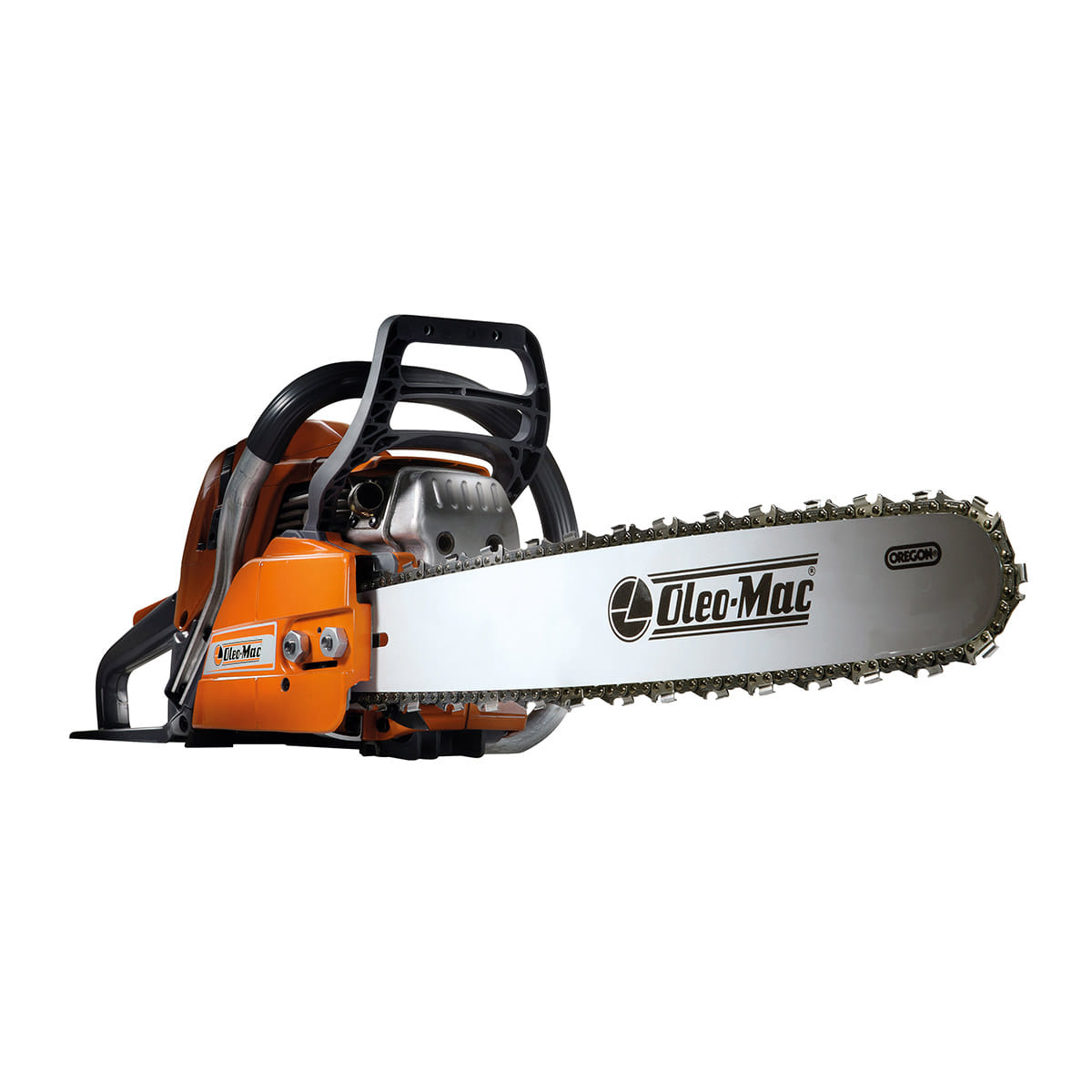 Motosega a scoppio OleoMac GS 651 per uso professionale con motore da 4,7HP e barra da 51cm.