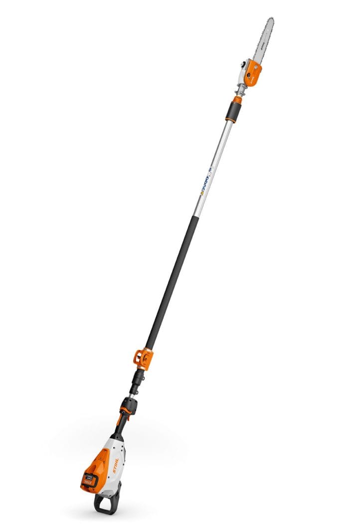Potatore a batteria telescopico Stihl HTA 135 professionale.