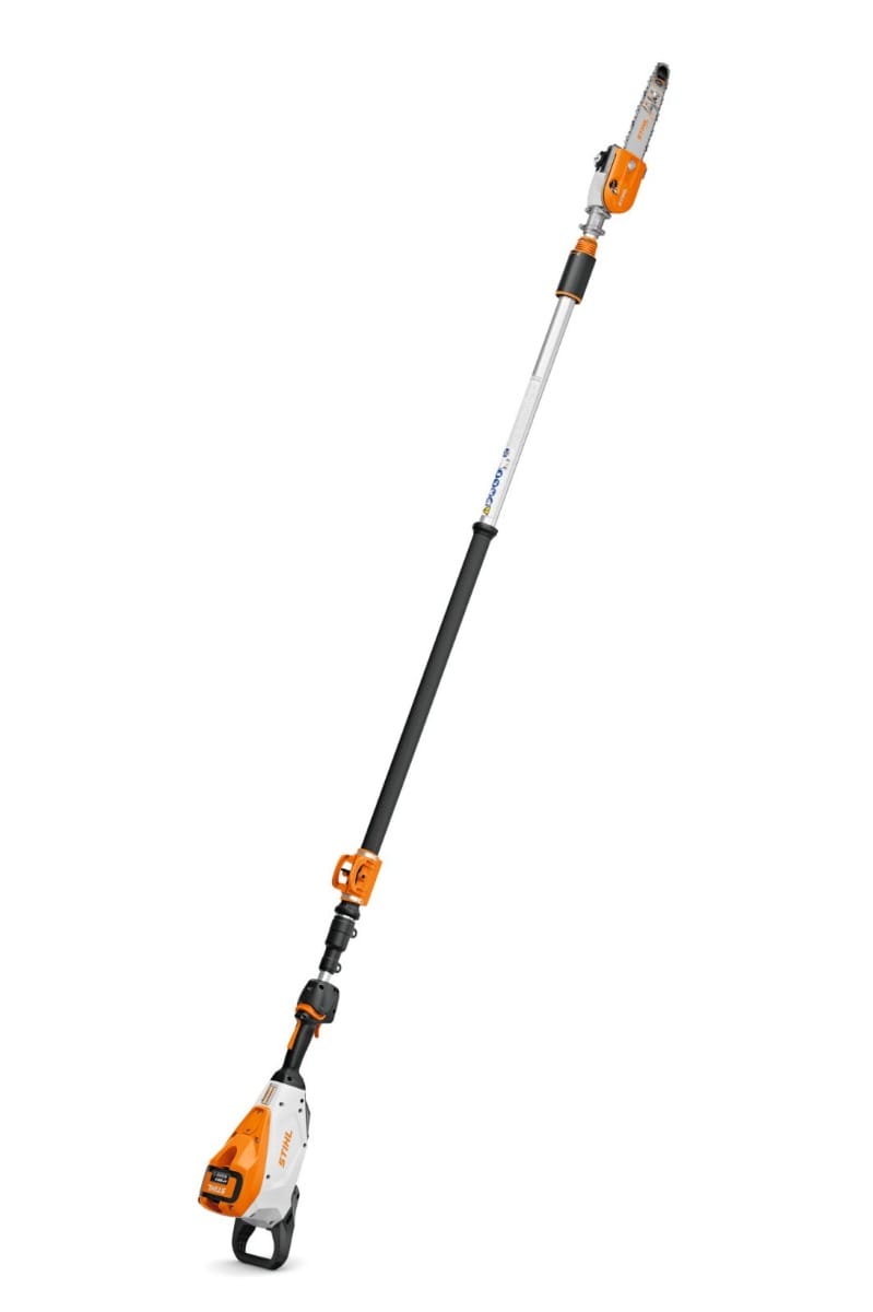 Potatore Stihl HTA 160 a batteria con asta telescopica regolabile