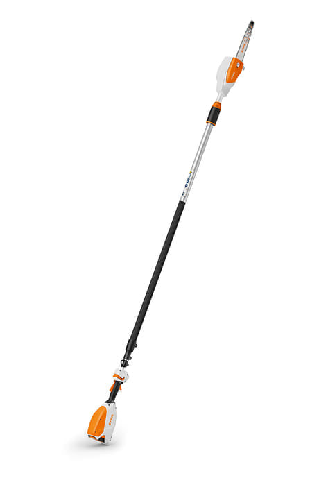 Potatore a batteria telescopico Stihl HTA 86 per uso professionale.