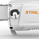 Potatore a batteria telescopico Stihl HTA 86 per uso professionale.