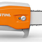 Potatore a batteria telescopico Stihl HTA 86 per uso professionale.