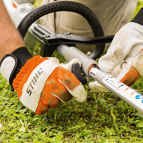 Motore multifunzione a scoppio Kombi Stihl KM 56 RC-E leggero e compatto per uso privato.