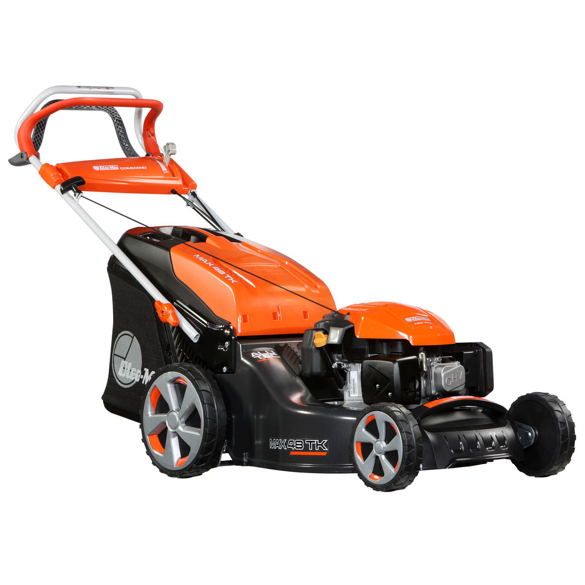 Rasaerba a scoppio trazionato OleoMac MAX 48 TK ALLROAD ALUMINIUM per uso professionale