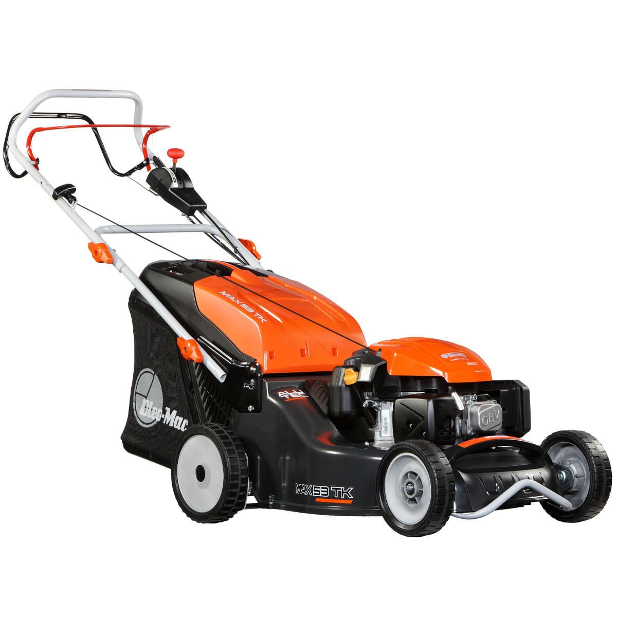 Rasaerba a scoppio trazionato OleoMac MAX 53 TK ALUMINIUM PRO per uso professionale con taglio da 51cm con copertura fino a 2400m2