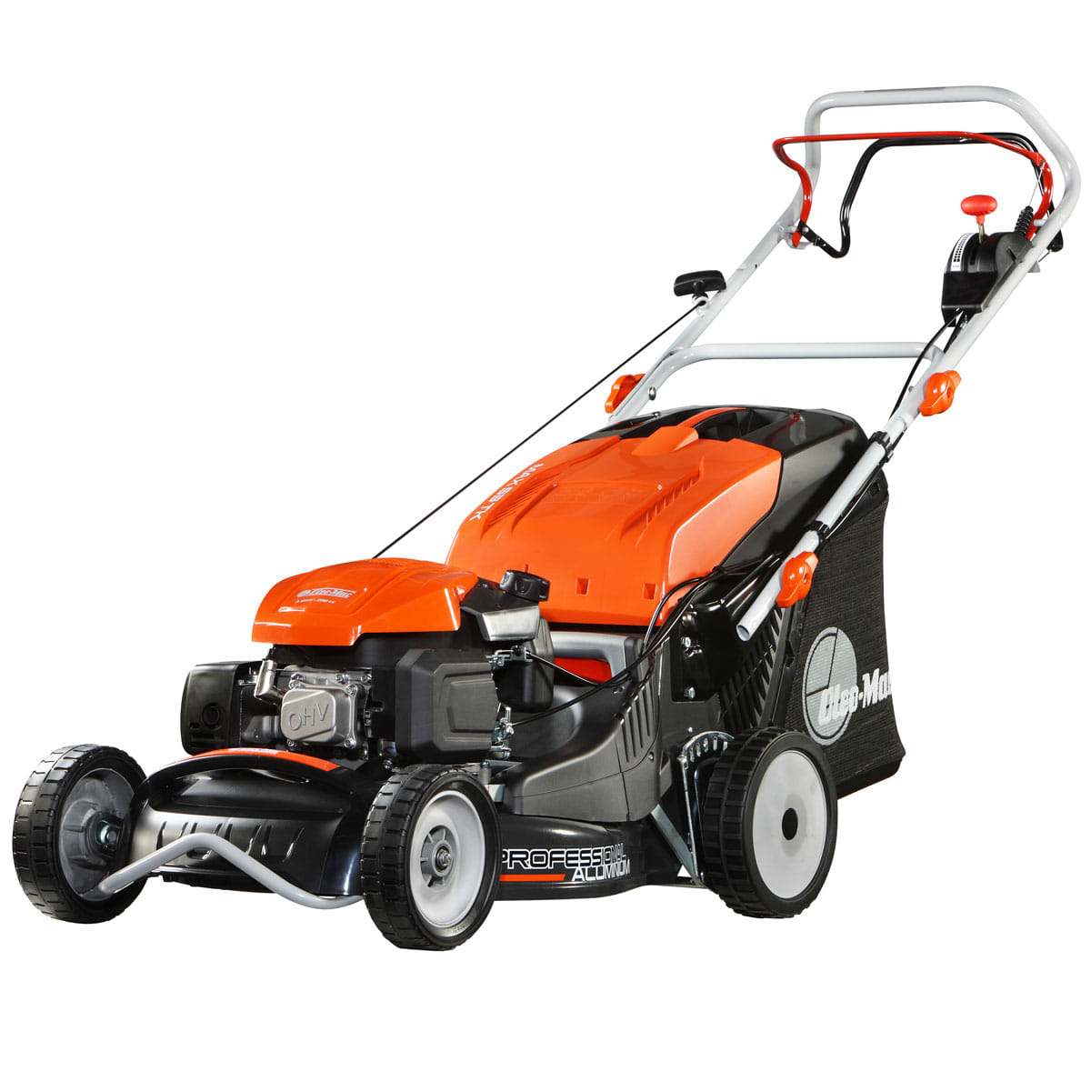 Rasaerba a scoppio trazionato OleoMac MAX 53 TK ALUMINIUM PRO per uso professionale con taglio da 51cm con copertura fino a 2400m2