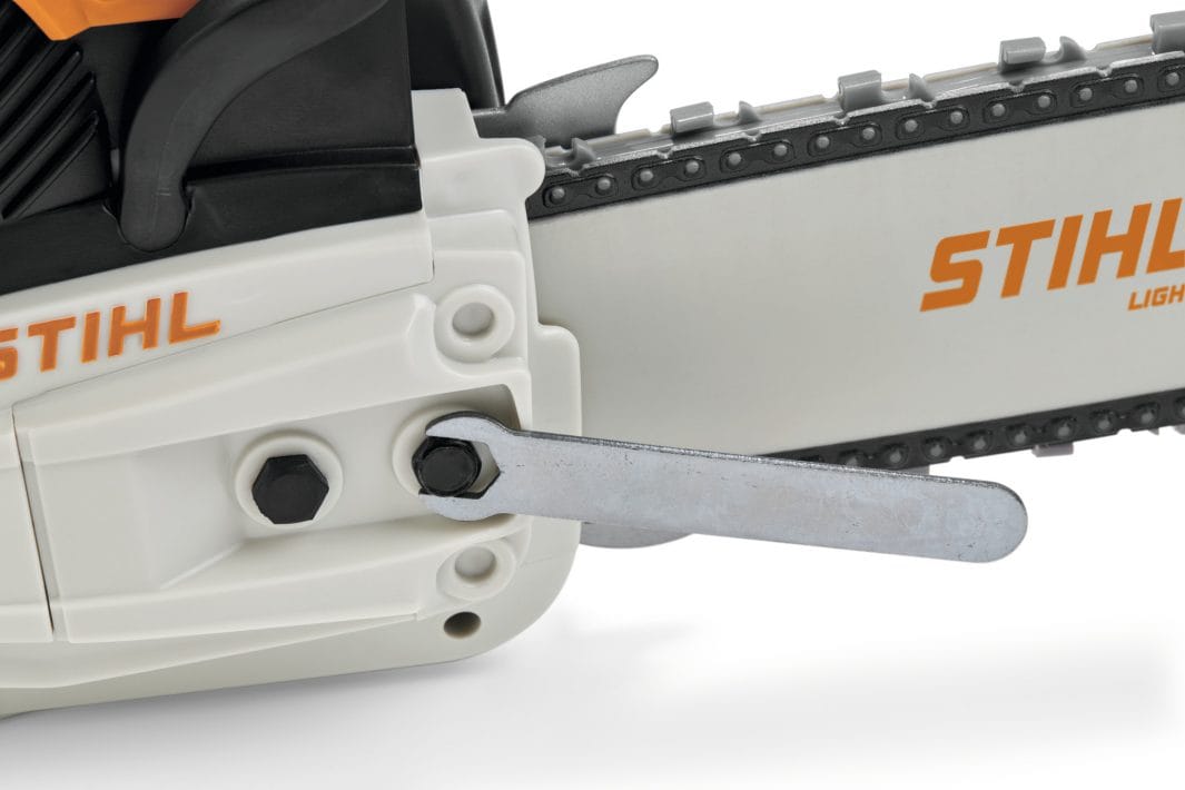 Motosega giocattolo Stihl ms500i con effetti sonori