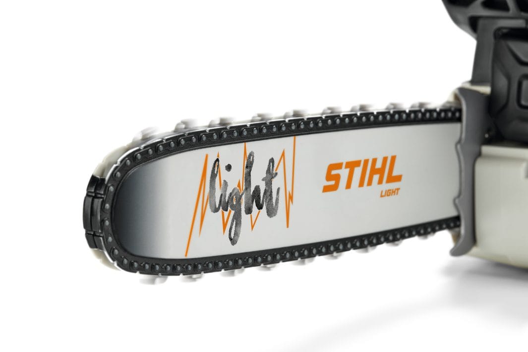 Motosega giocattolo Stihl ms500i con effetti sonori