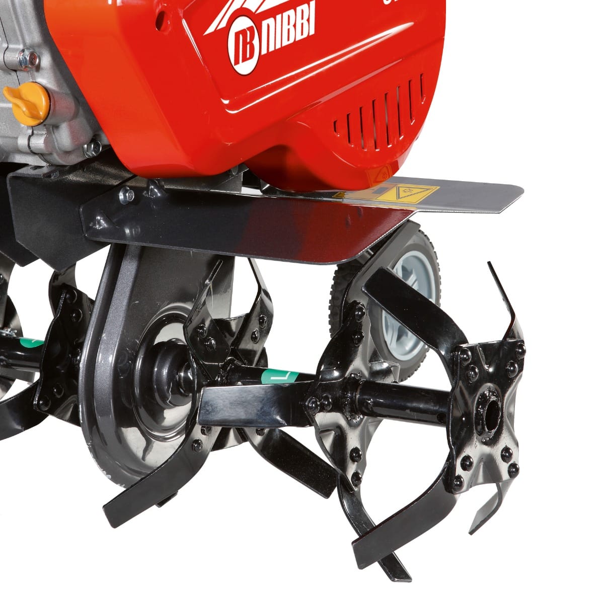 Motozappa a scoppio Nibbi 055 per uso privato con motore da 80cm3 e fresa da 46cm.