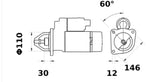 Motorino di avviamento per FIAT 70-65