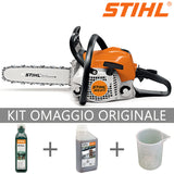 Motosega a scoppio Stihl MS 211 per legna da ardere da 2,3CV con barra da 40cm.