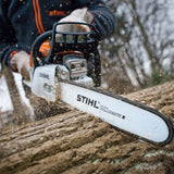 Motosega a scoppio Stihl MS 291 modello semiprofessionale da 3,8CV con barra da 45cm.