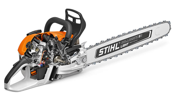 Motosega a scoppio Stihl MS 500i con barra da 63 cm