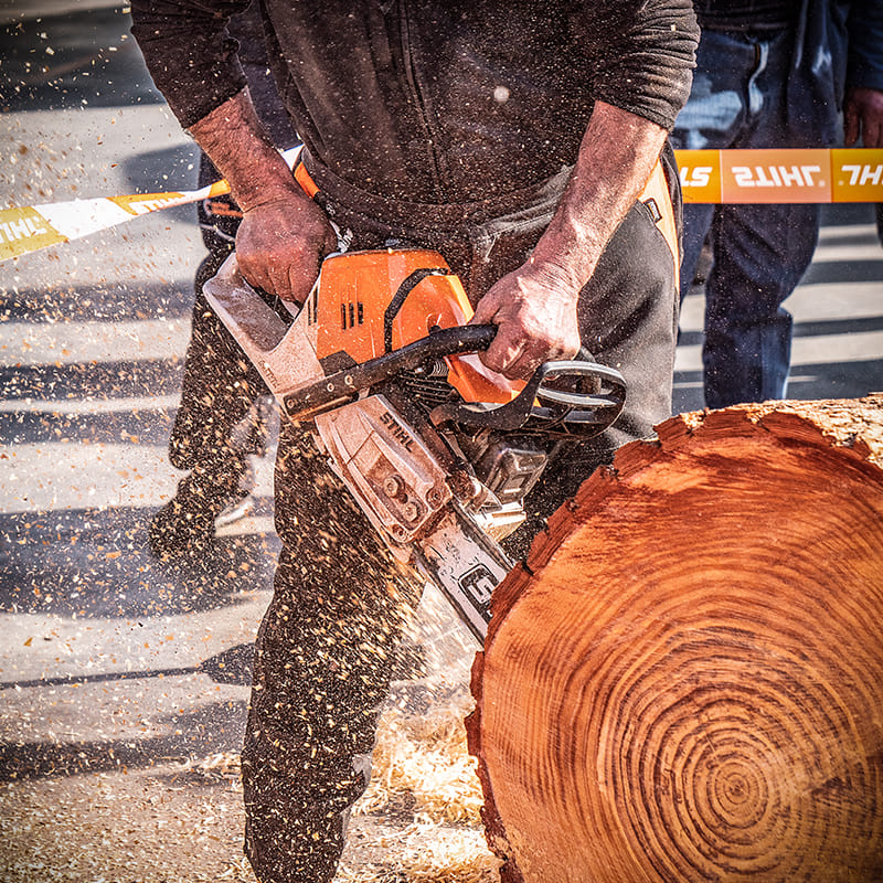 Motosega a scoppio Stihl MS 500i con barra da 63 cm