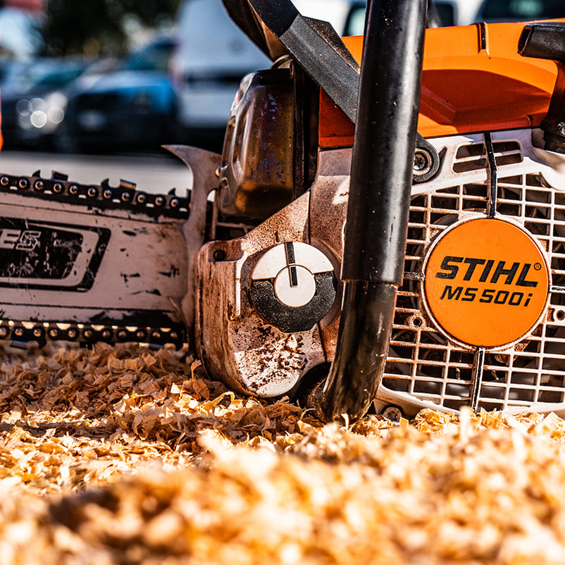 Motosega a scoppio Stihl MS 500i con barra da 63 cm