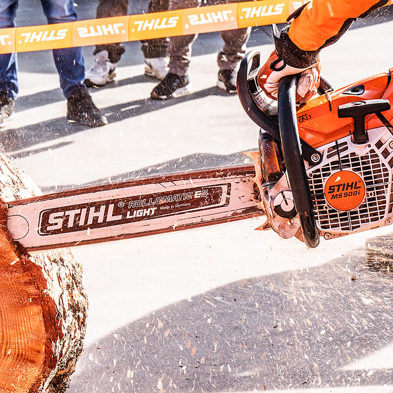 Motosega a scoppio Stihl MS 500i con barra da 63 cm