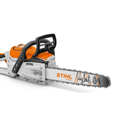 Motosega a batteria Stihl MSA 300 C-O top di gamma con barra da 40cm.