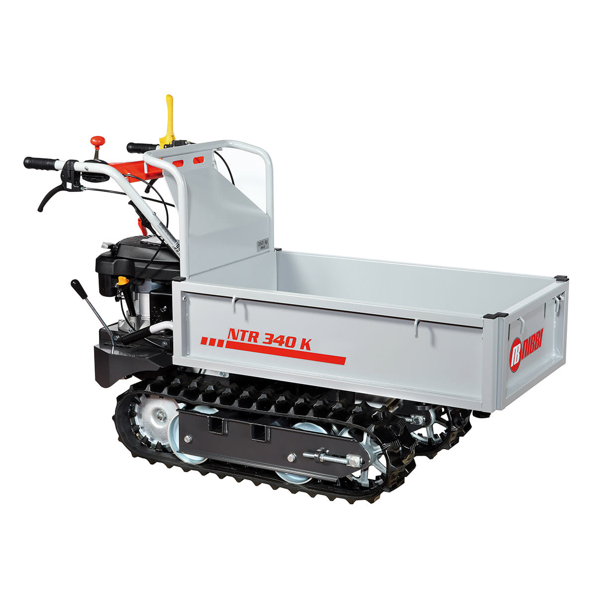 Motocarriola cingolata Nibbi NTR 340 K con motore a scoppio da 3,9 HP