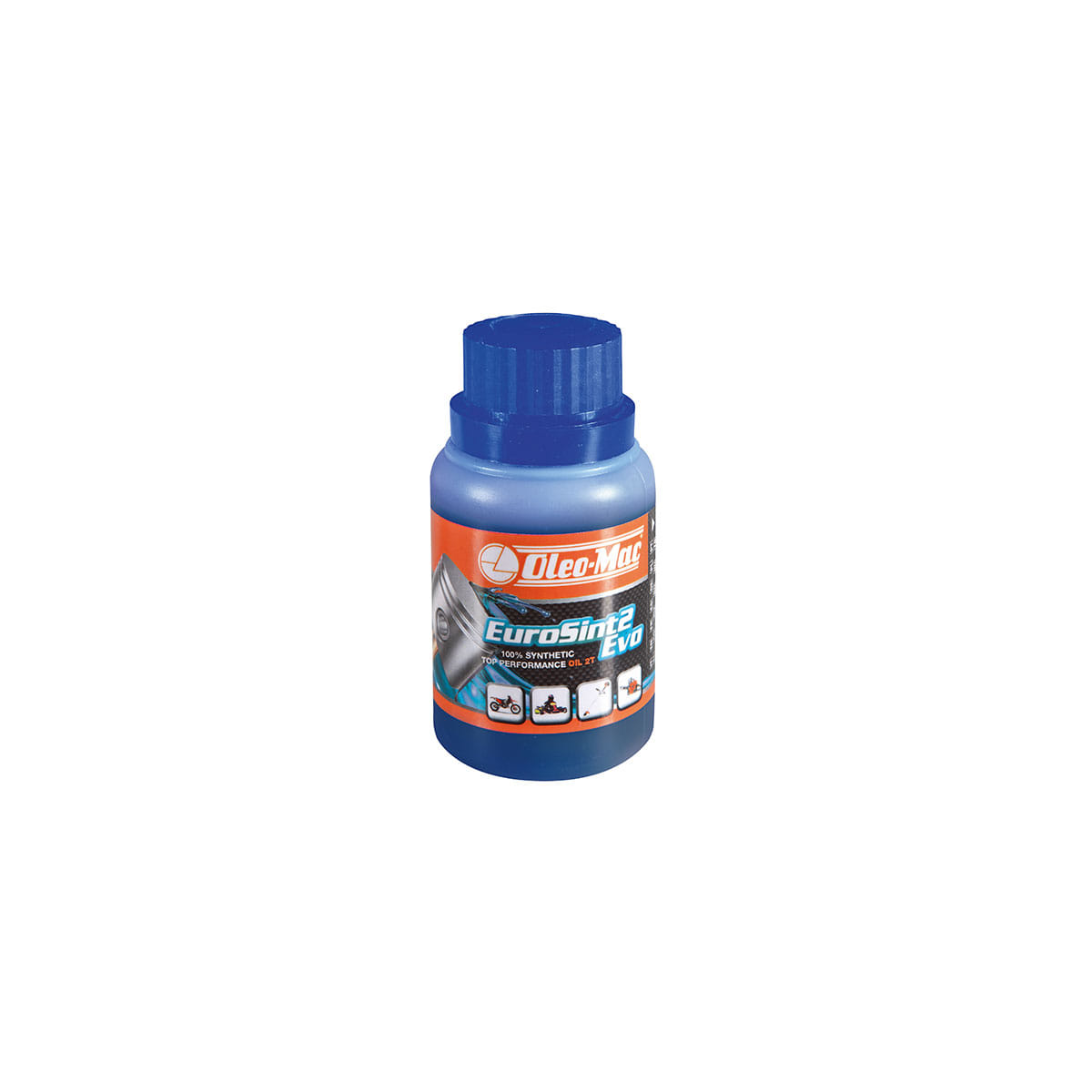 Olio EUROSINT 2 EVO OLEOMAC 100 ml a base sintetica per motore a 2 tempi
