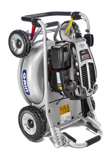 Rasaerba a scoppio trazionata GRIN PM46PRO con motore da 190cc.