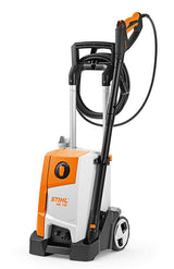 Idropulitrice elettrica Stihl RE 110 pratica e comfortevole da 110 bar di pressione.