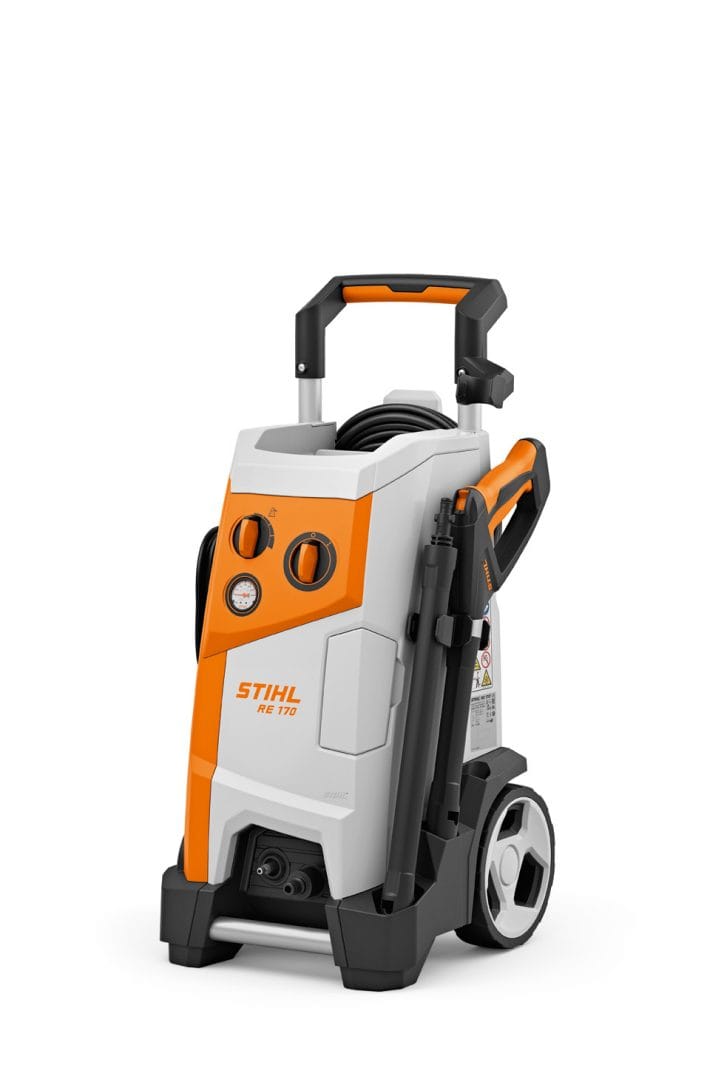 Idropulitrice elettrica Stihl RE 170 potente da 150 bar.