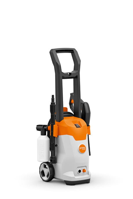 Idropulitrice elettrica Stihl RE 80 ad alta pressione compatta e leggera.
