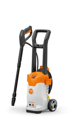 Idropulitrice elettrica Stihl RE 80 ad alta pressione compatta e leggera.