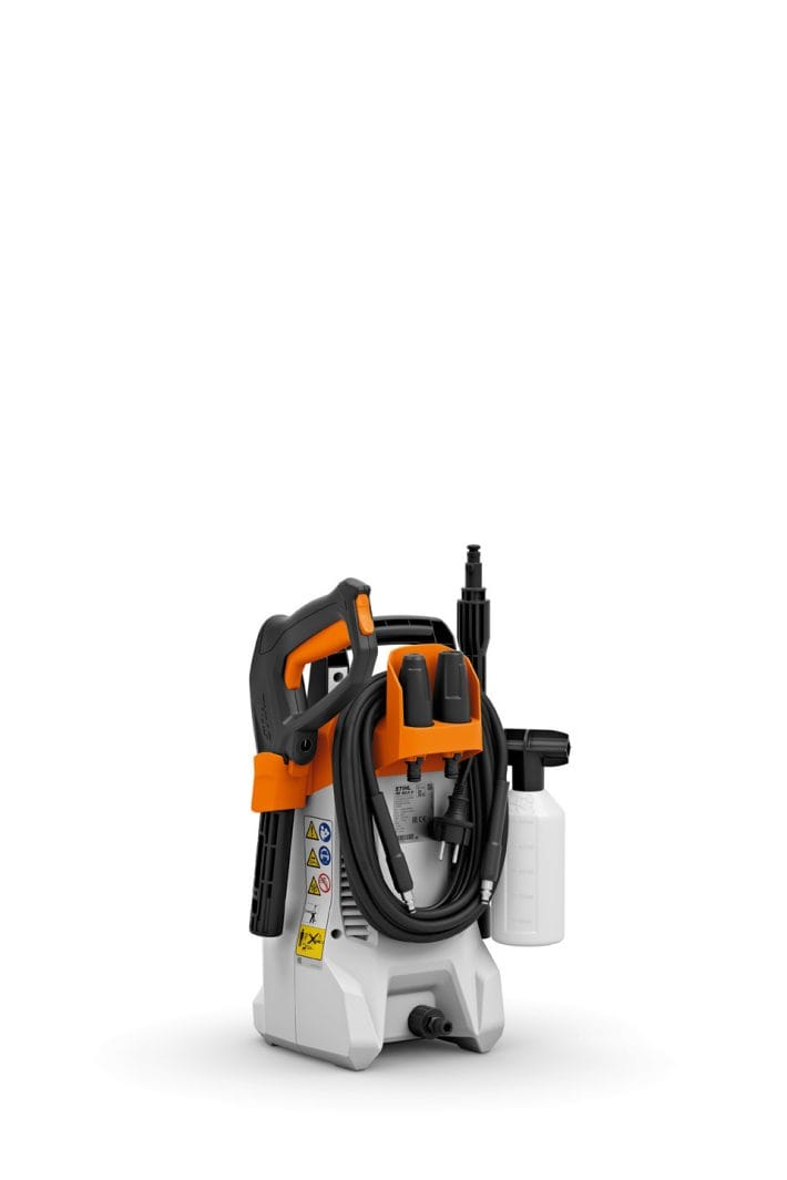 Idropulitrice elettrica Stihl RE 80X ad alta pressione compatta e leggera.