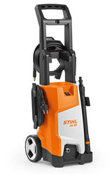 Idropulitrice elettrica Stihl RE 90 ad alta pressione compatta e leggera.