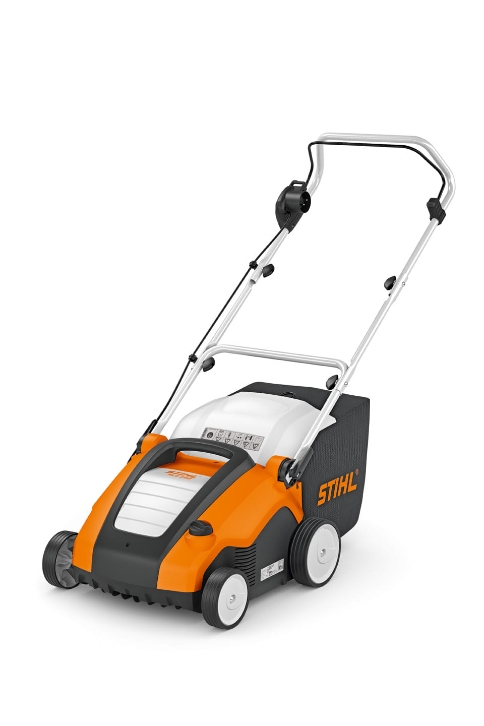 Arieggiatore elettrico Stihl RLE 240 con rullo da 20 lame con motore da 1,5kW.
