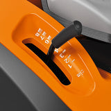 Trattorino rasaerba rider Stihl RT 4082 con cambio idrostatico e sacco di raccolta.