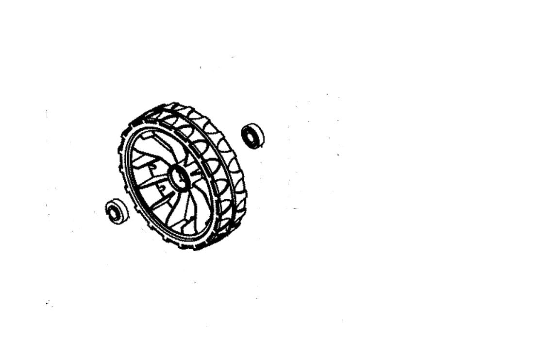 Ruota posteriore completa rasaerba Oleomac