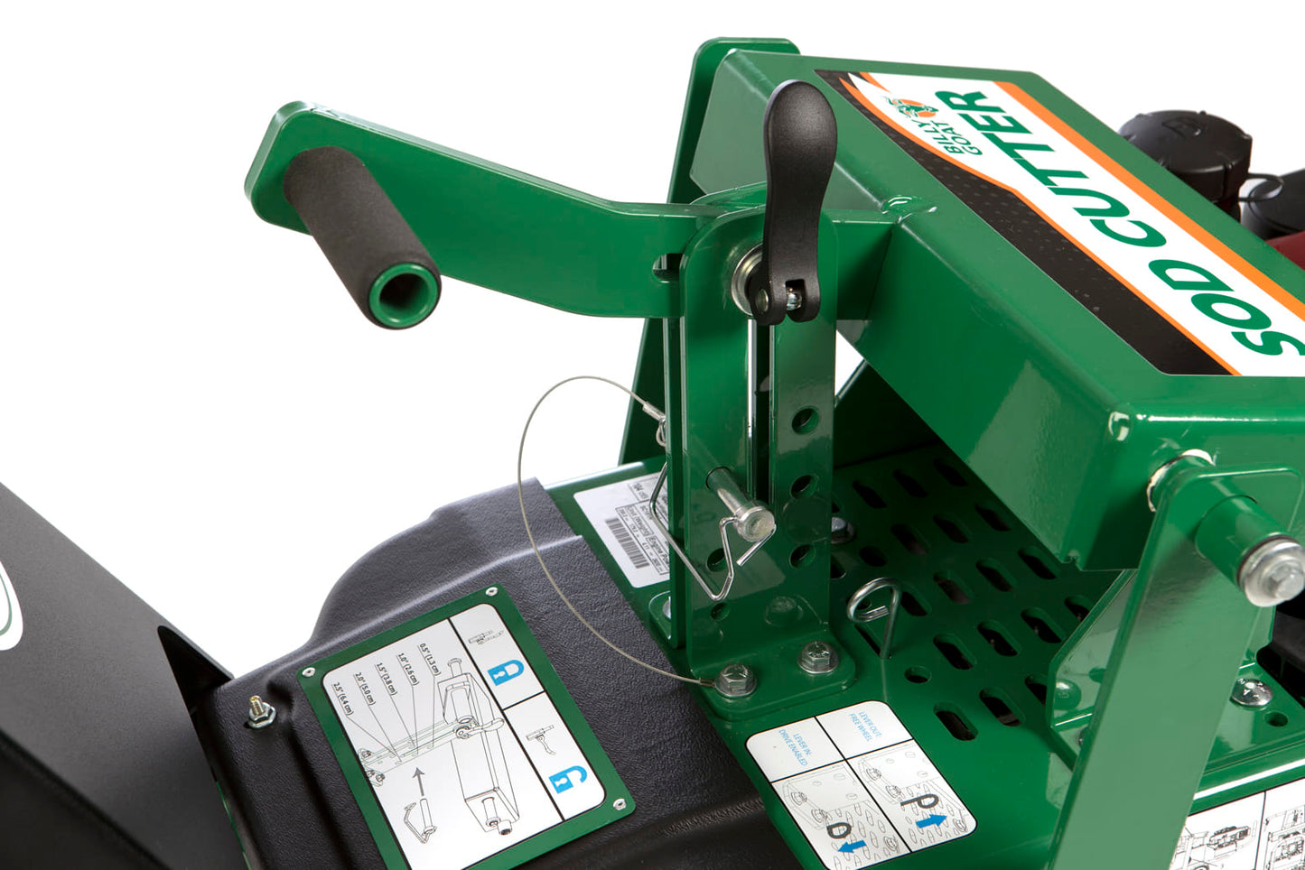 Tagliazolle a scoppio Billy Goat SC 181 H Sod Cutter professionale con motore Honda GXV 160 OHV da 163cm3 e larghezza da lavoro 45cm.