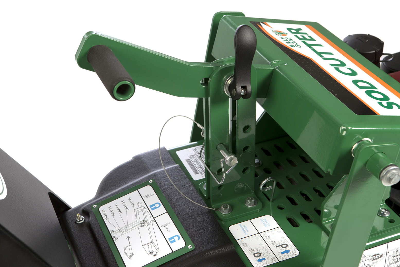 Tagliazolle a scoppio Billy Goat SC 181 H Sod Cutter professionale con motore Honda GXV 160 OHV da 163cm3 e larghezza da lavoro 45cm.
