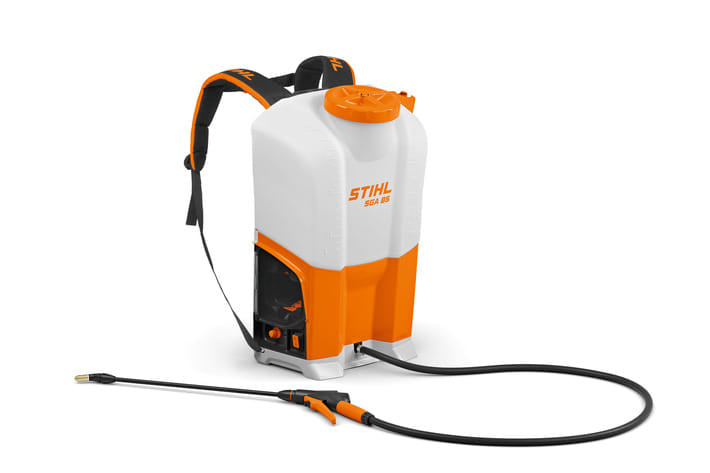 Irroratore a batteria Stihl SGA 85 da 17lt con 6 bar di potenza.