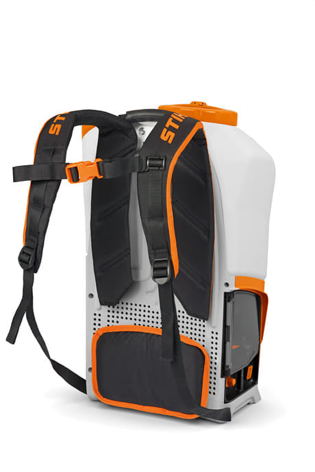 Irroratore a batteria Stihl SGA 85 da 17lt con 6 bar di potenza.
