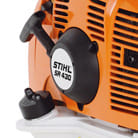 Atomizzatore a scoppio spalleggiato Stihl SR 430 con serbatoio per liquidi da 14lt.