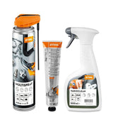 CARE & CLEAN KIT FS STIHL PLUS per pulizia e manutenzione decespugliatori.
