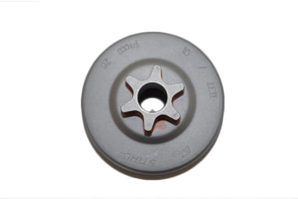 Rocchetto campana frizione catena 3/8" 6 denti originale stihl motosega ms192 c t tc, ms193 c t tc