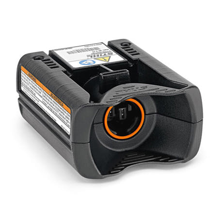 Adattatore AP Stihl abbinale ai macchinari AP, alle batterie AP con cavo di collegamento AP e alle batterie AR e AR L.