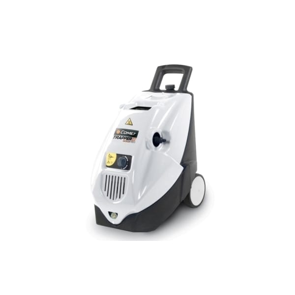 Idropulitrice ad acqua calda COMET Trapper 2 130 Gold da 130 bar con portata di 450 l/h.