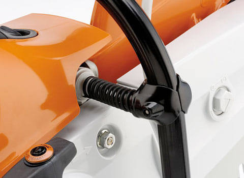 Troncatrice a scoppio Stihl TS 420 con disco di taglio da 35 cm