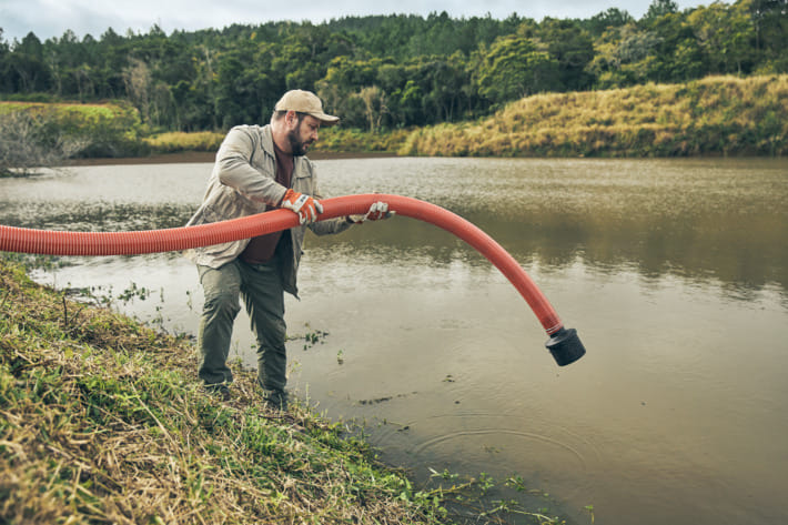 Pompa per acqua WP600 STIHL con motore 4 tempi da 63 m3/h.
