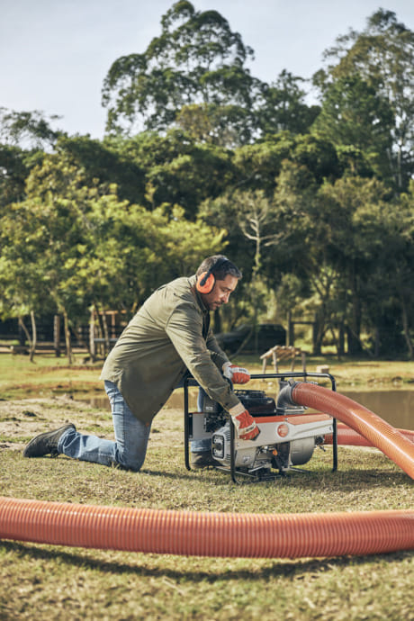 Pompa per acqua WP900 STIHL con motore 4 tempi da 94 m3/h.