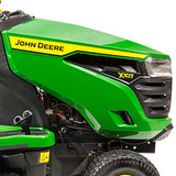 Trattorino rasaerba John Deere X107 da 500 cm3 a scarico laterale