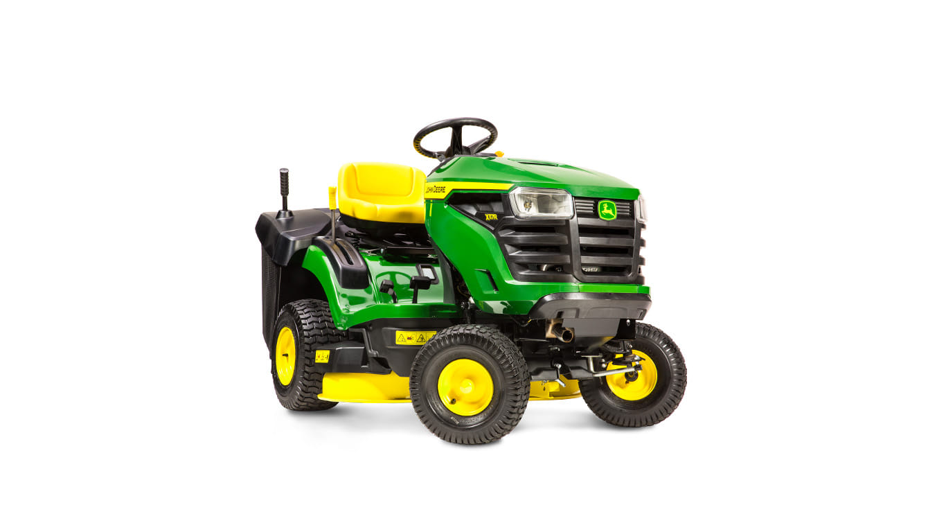 Trattorino rasaerba John Deere X117 R da 500 cm3 con raccolta